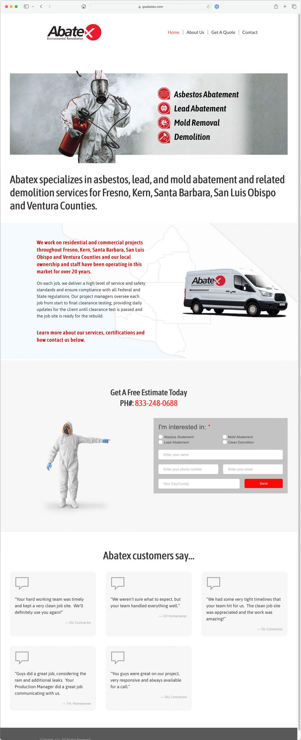 goabatex.com screenshot
